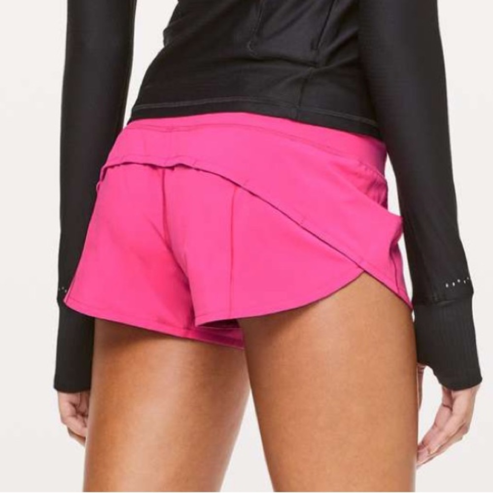 Lululemon Speed up 4’ sonic pink shorts